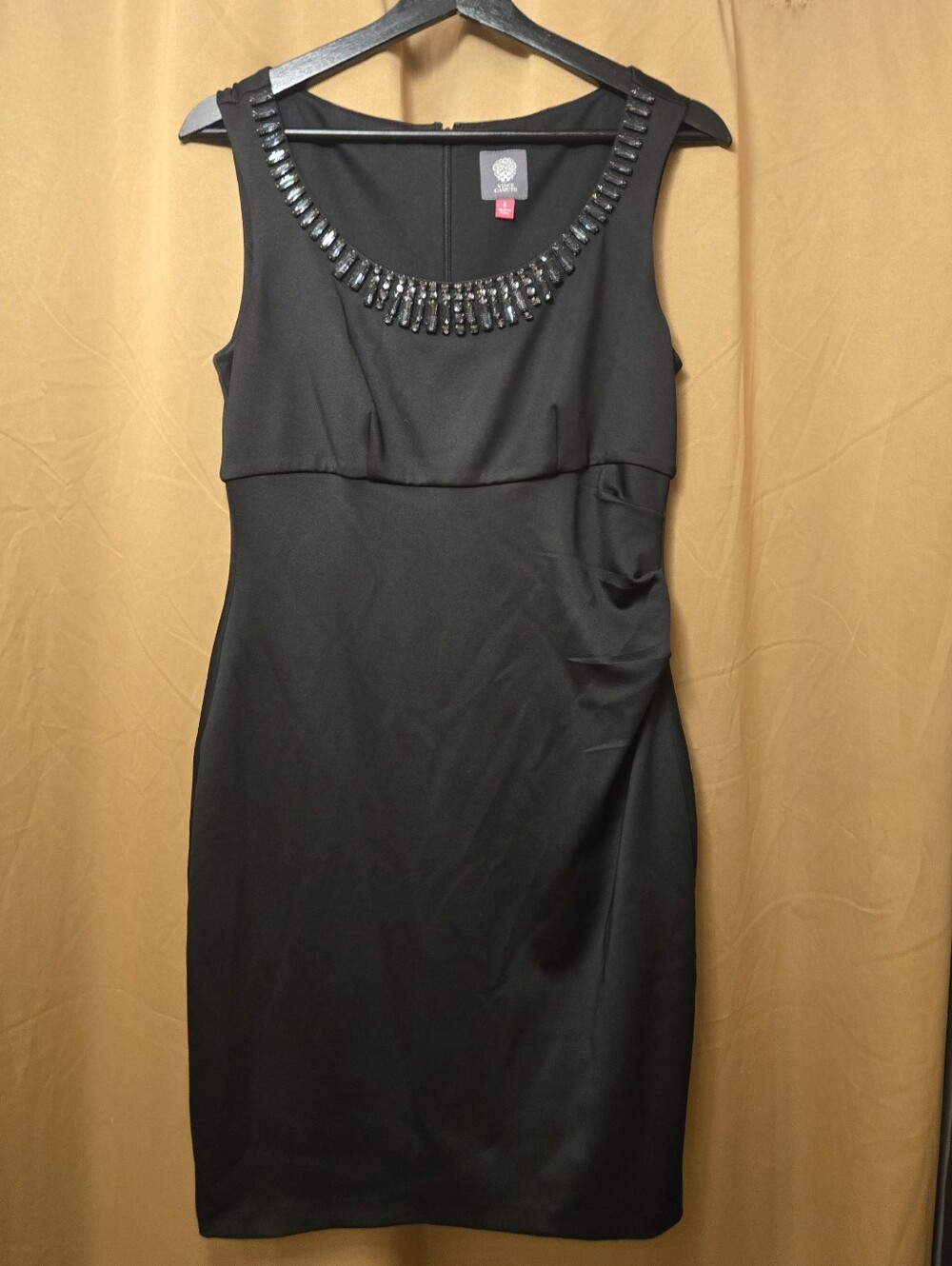 Vince Camuto black sheath dress Size 8